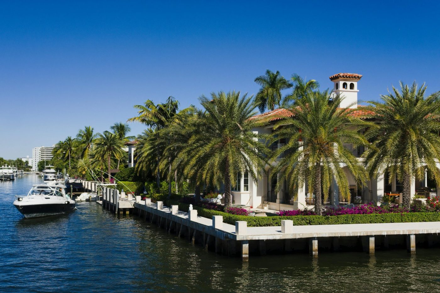 Canal-front residence with private dock in Southwest Florida